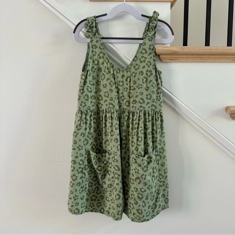 NWOT Cat & Jack Girls Shortalls Woven Romper, Size Small - Picture 2 of 6